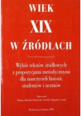 Wiek XIX w źródłach