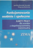 Funkcjonowanie osobiste i społeczne Karty pracy dla uczniów z niepełnosprawnością intelektualną Zima