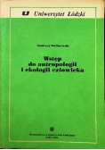 Wstęp do antropologii i ekologii człowieka
