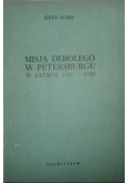 Misja Debolego w Petersburgu w latach 1787 - 1792