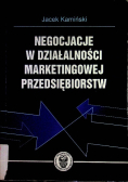 Negocjacje w działalności marketingowej przedsiębiorstw