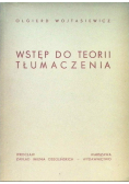 Wstęp do teorii tłumaczenia
