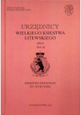Urzędnicy Wielkiego Księstwa Litewskiego Tom III