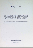 Z dziejów filozofii w Polsce 1804 - 1817