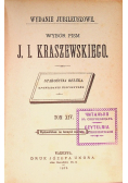 Wybór pism J. I. Kraszewskiego Tom XIV 1879 r.
