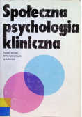 Społeczna psychologia kliniczna