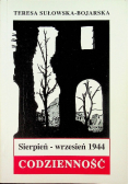 Sierpień wrzesień 1944 Codzienność