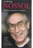 Arcybiskup Nossol Miałem szczęście w miłości