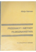 Przedmiot i metody filmoznawstawa