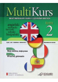Multikurs Tom 2 Mulitmedialny kurs 5 języków obcych