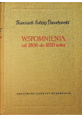 Wspomnienia od 1806 do 1830 roku