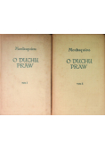 O Duchu Prawa Tom I i II 1927 r.