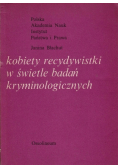 Kobiety recydywistki w świetle badań kryminologicznych