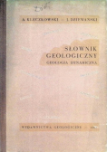Słownik Geologiczny. Geologia Dynamiczna