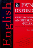 Wielki słownik angielsko - polski Tom I