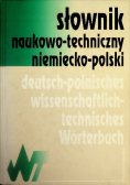 Słownik naukowo - techniczny polsko - niemiecki