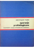 Operacje proktologiczne