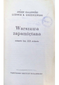 Warszawa zapamiętana