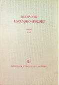 Słownik łacińsko polski Tom IV P-R