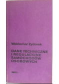 Dane techniczne i regulacyjne samochodów osobowych