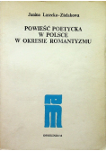 Powieść poetycka w Polsce w okresie romantyzmu