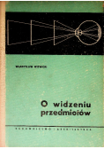 O widzeniu przedmiotów