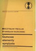 Gumowe elementy sprężyste