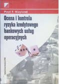 Ocena i kontrola ryzyka kredytowego bankowych usług operacyjnych