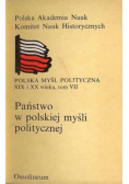Państwo w polskiej myśli politycznej