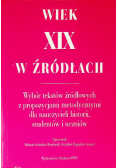 Wiek XIX w źródłach