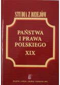 Studia z dziejów państwa i prawa polskiego XIX