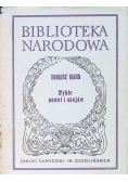 Mann Wybór nowel i esejów