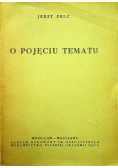 O pojęciu tematu