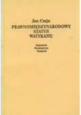 Prawnomiędzynarodowy status Watykanu