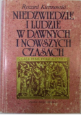 Niedźwiedzie i ludzie w dawnych i nowszych czasach