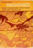 Pisma filozoficzne i estetyczne Zagadnienia psychofizyczne