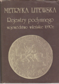 Metryka litewska Rejestry podymnego województwo wileńskie 1690 r
