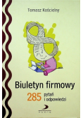Biuletyn firmowy 285 pytań i odpowiedzi