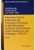 Information Systems Architecture and Technology: Proceedings of 38th Anniversary International Conference on ISAT 2017