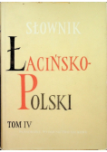 Słownik łacińsko polski Tom IV