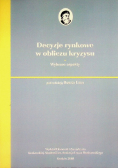 Decyzje Rynkowe W Obliczu Kryzysu Wybrane Aspekty