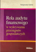 Rola audytu finansowego w wykrywaniu przestępstw gospodarczych