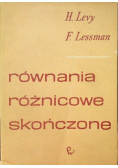 Równania różnicowe skończone