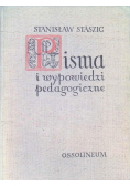 Pisma i wypowiedzi pedagogiczne