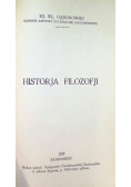 Historja Filozofji, 1928 r.