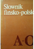 Słownik fińsko polski Tom I
