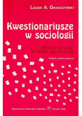 Kwestionariusze w socjologii
