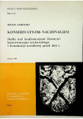 Konserwatyzm- nacjonalizm