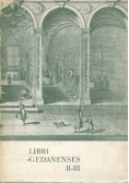Libri gedanenses II - III