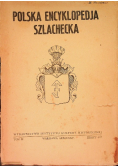 Polska encyklopedia szlachecka Tom III 1935 r.